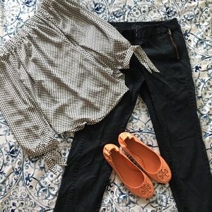 Black casual pants